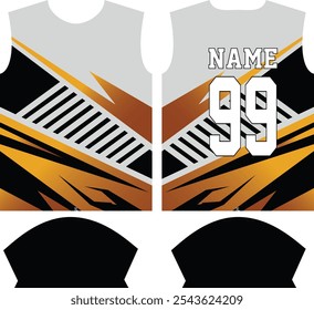 Custom Sublimation Sports shirt jersey design template, Sport Suit, sports wear, Sport uniform