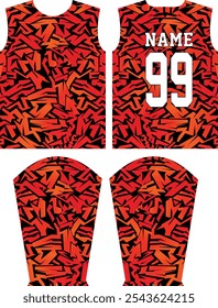 Custom Sublimation Sports shirt jersey design template, Sport Suit, sports wear, Sport uniform