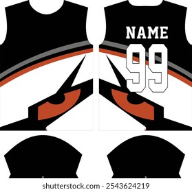 Modelo de design de camisa de esportes de sublimação personalizada, Terno de esporte, desgaste de esportes, uniforme de esporte