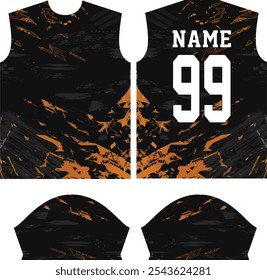 Custom Sublimation Sports shirt jersey design template, Sport Suit, sports wear, Sport uniform