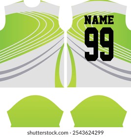 Custom Sublimation Sports shirt jersey design template, Sport Suit, sports wear, Sport uniform