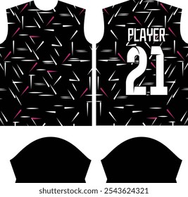 Custom Sublimation Sports shirt jersey design template, Sport Suit, sports wear, Sport uniform