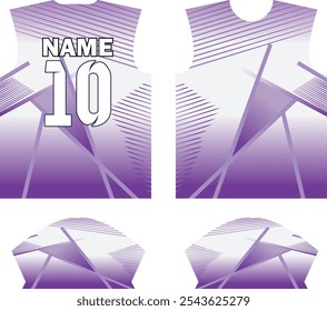 
Plantilla de diseño de jersey de camisa deportiva de sublimación personalizada, traje deportivo, ropa deportiva, uniforme deportivo