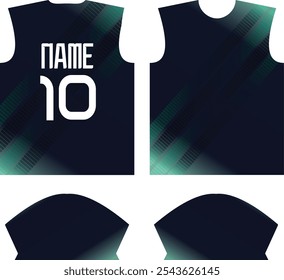 Custom sublimation sports shirt jersey design template, Sport Suit, sports wear, Sport uniform
