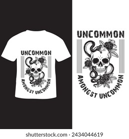 custom and trendy minimalist typography t shirt design