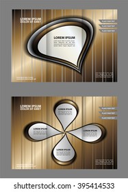 Custom tri-fold brochure template Works great for either the inside or outside of the brochure.
