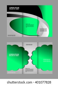 Custom tri-fold brochure template Works great for either the inside or outside of the brochure.

