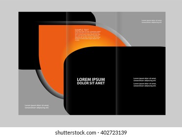 Custom tri-fold brochure template Works great for either the inside or outside of the brochure.
