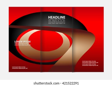 Custom tri-fold brochure template Works great for either the inside or outside of the brochure.
