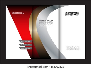 Custom tri-fold brochure template Works great for either the inside or outside of the brochure.
