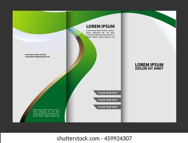 Custom tri-fold brochure template Works great for either the inside or outside of the brochure.
