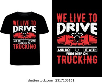 Custom Truck drive , we live to Drive 