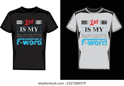 Custom T-Shirt Design Black and White Mockup