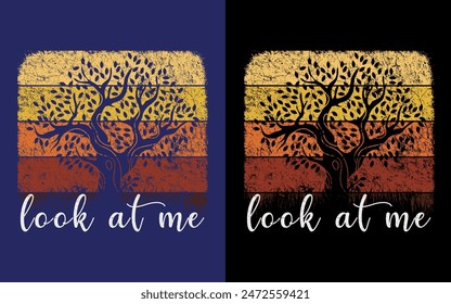 custom t-shirt design with look at me