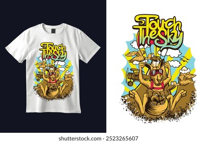 custom t-shirt design vector illustration 