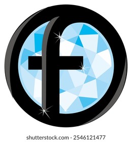 Custom typeface alphabet made with abstract geometric shapes