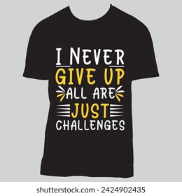 Custom typography and minimalist t-shirt design