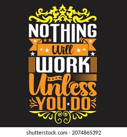Custom Typography t shirt design