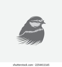 Custom vector art bird design 