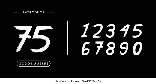 Custom vector creative color geometry shapes' numerals. font alphabet vector illustrations.