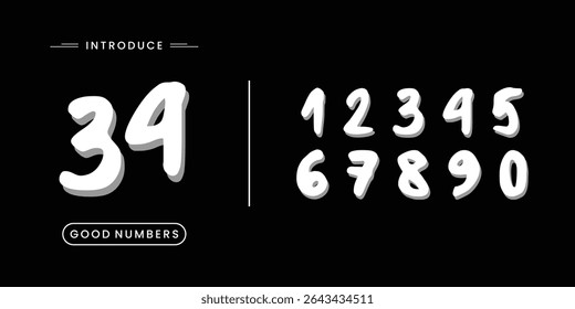 Custom vector creative color geometry shapes' numerals. font alphabet vector illustrations.