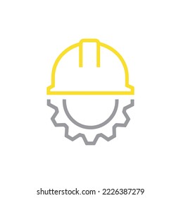 custom vector logo design for construction workers