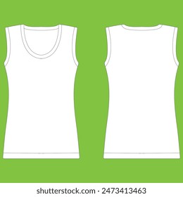 Custom vector tank top for team. Basketball tank top design template, Sport jersey mockup. uniform front and back view.