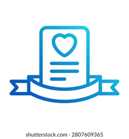 Customary Greetings Icon - Outline Gradient Icons For School And Education