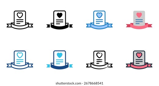 Customary greetings icon set multiple style collection 
