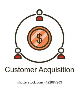 Customer Acquisition Icon