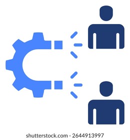 Customer Acquisition Icon Element for Design