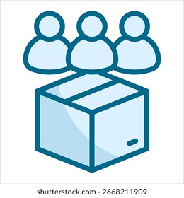Customer Acquisition Icon Element For Design