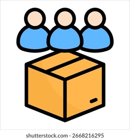 Elemento De Icono De Adquisición De Clientes Para Diseño