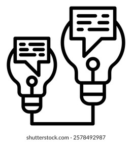 Customer Assessment Outline Icon Simple Vector for Design