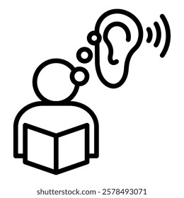 Customer Assessment Outline Icon Simple Vector for Design