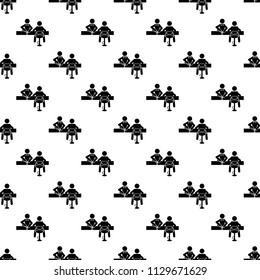 customer at the bar icon in Pattern style