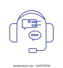 customer Call Isolated Vector icon which can easily modify or edit

