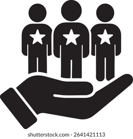 Customer Care, Client Support, and User Experience Icon.
