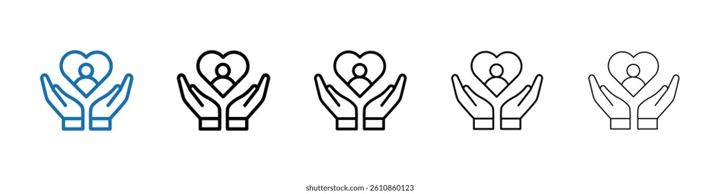 Customer care icon Outline vector logo for web ui