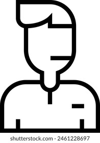 customer care icon. Thin linear style design isolated on white background