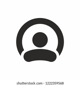 Customer care icon vector. Patient assistance sign