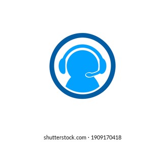 Customer Care Logo Template Design