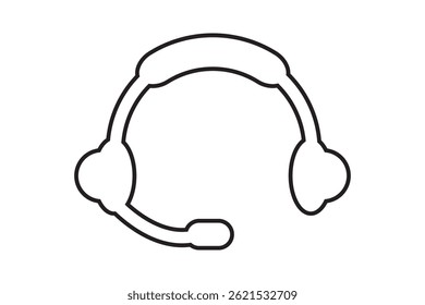 customer care service icon, headphones icon vector illustration.