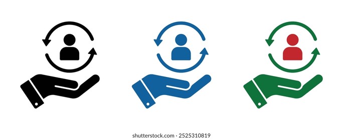 Customer care vector icons. Customer care icon