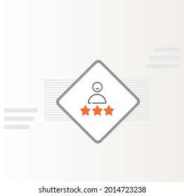 Customer Centric Icon Vector Design