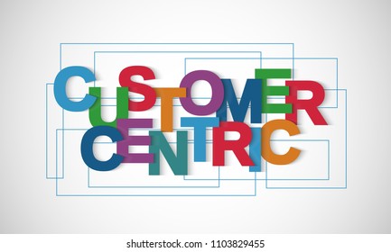 Customer Centric Vector Letter