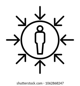 Icono de centricidad del cliente
