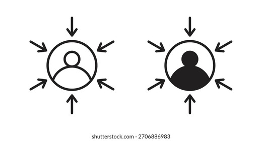 Customer centricity icon collection. modern simple icons for web