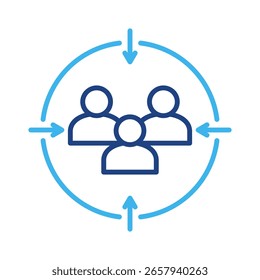 Elemento De Ícone De Centralização No Cliente Para Projeto