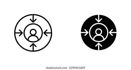 Customer centricityicons for ui. vector illustration